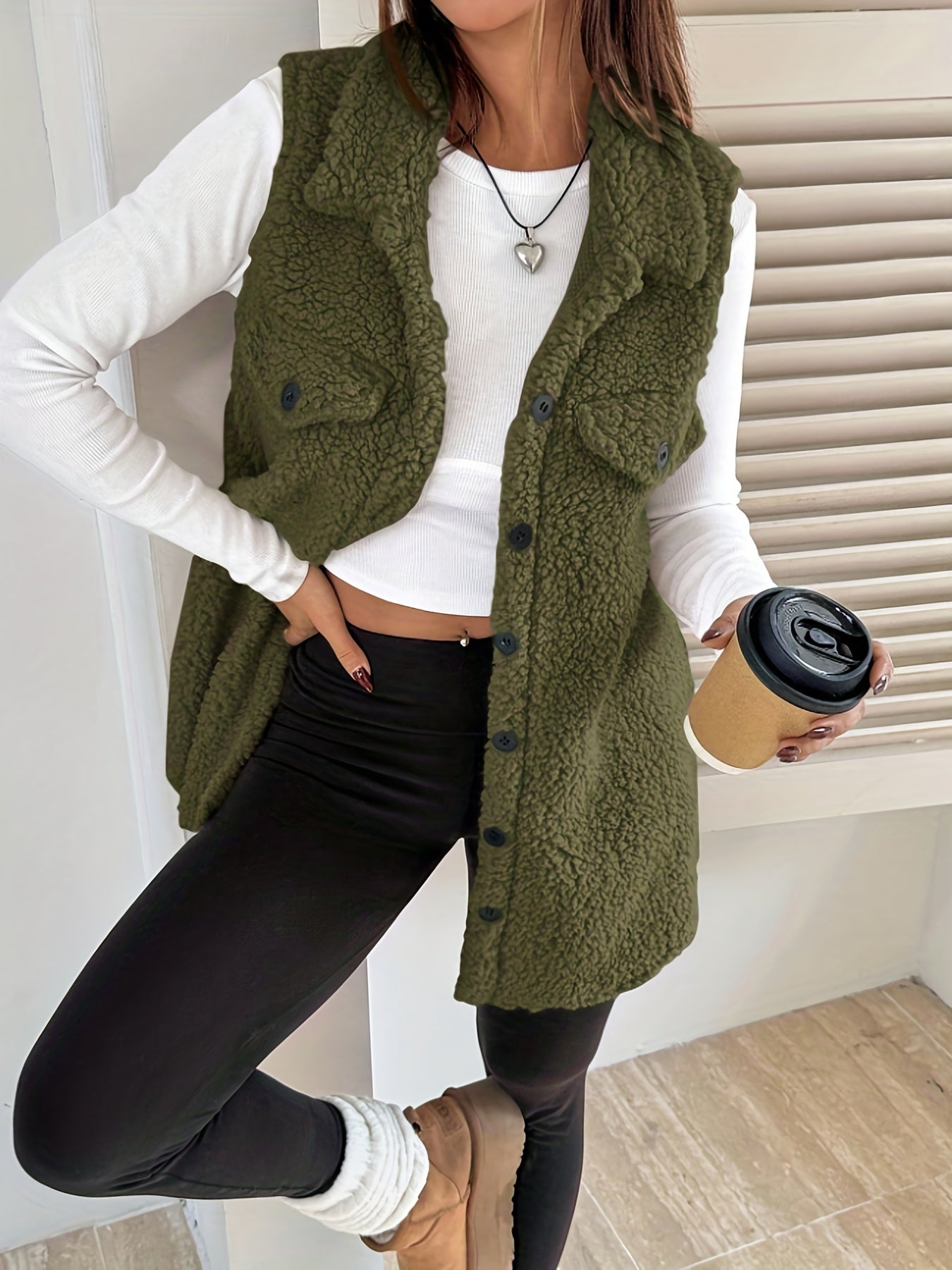 Aurelia – Elegancka Kamizelka Blazer Bez Rękawów