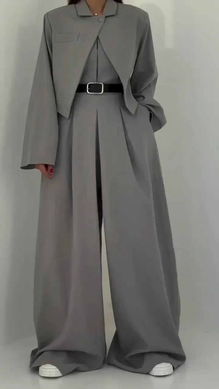 Eclat -Zestaw Damski Bustier + Marynarka – Styl Elegancki i Modny