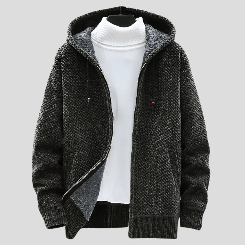 Daniel™ | Miejska Bluza Rozpinana z Kapturem