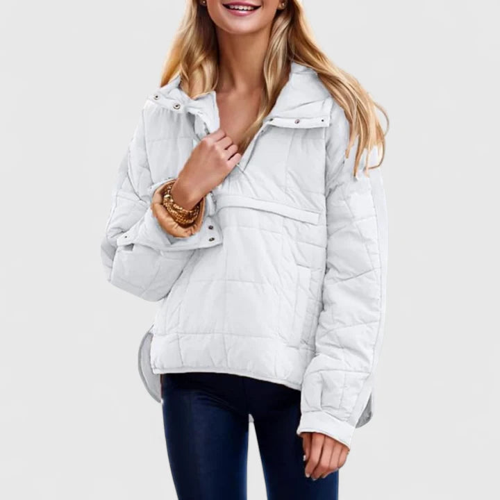Maja – Oversize kapturowy pulower dla maksymalnego komfort