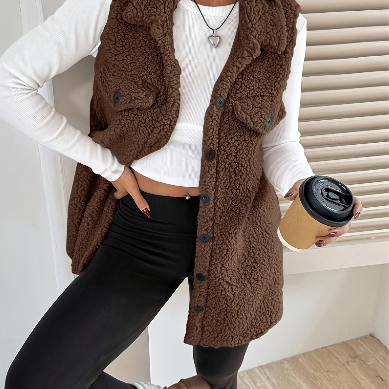 Aurelia – Elegancka Kamizelka Blazer Bez Rękawów