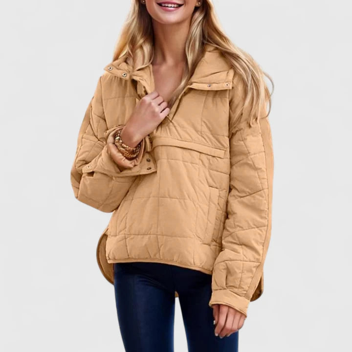 Maja – Oversize kapturowy pulower dla maksymalnego komfort
