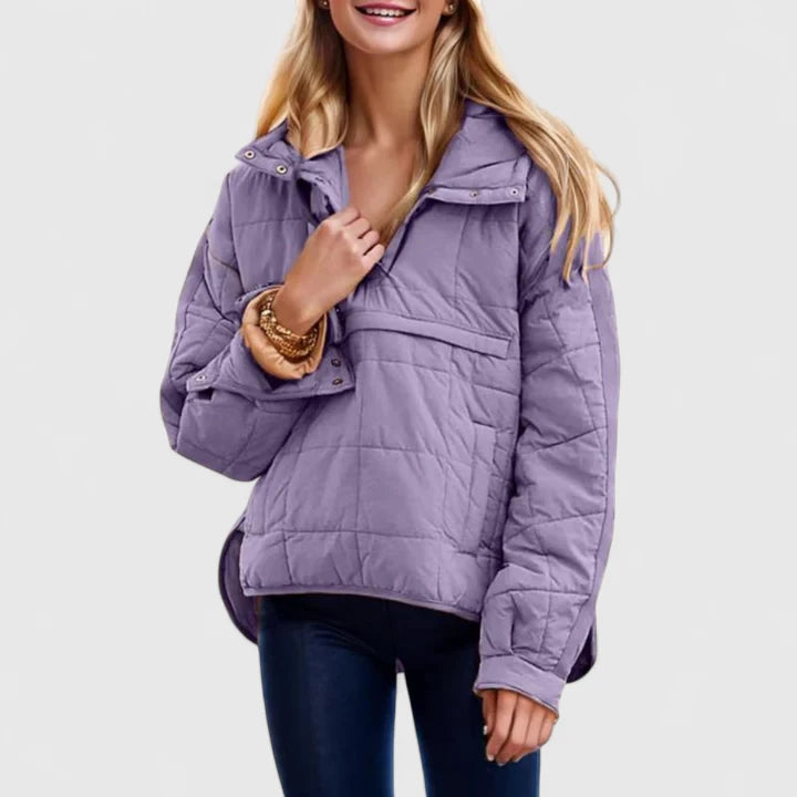 Maja – Oversize kapturowy pulower dla maksymalnego komfort