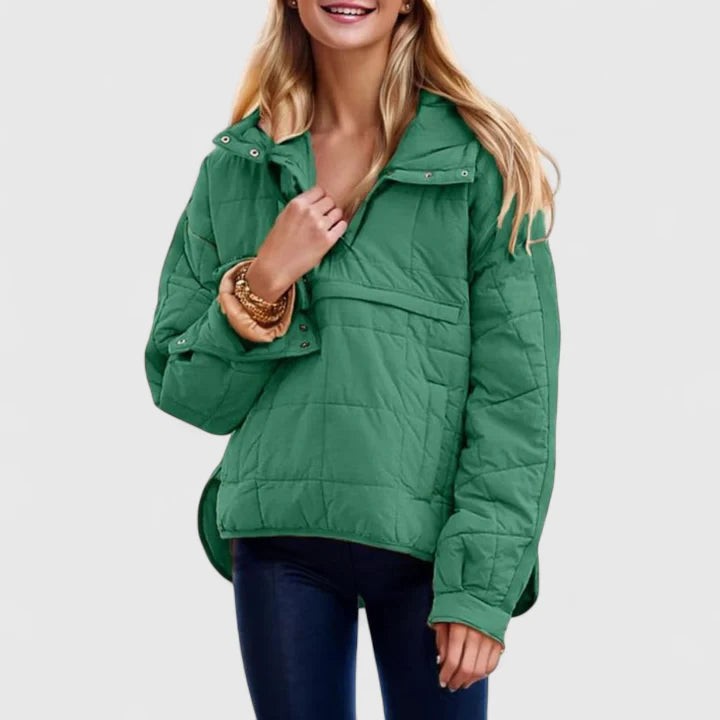 Maja – Oversize kapturowy pulower dla maksymalnego komfort