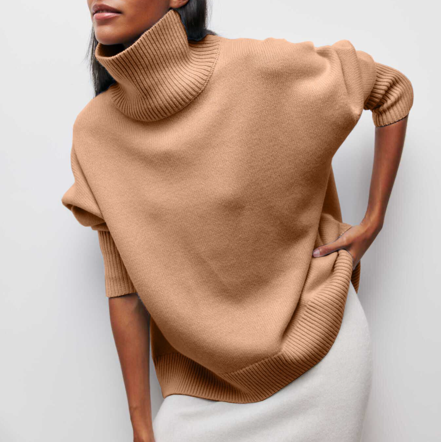 Ewa – Elegancki sweter polo na każdą okazję