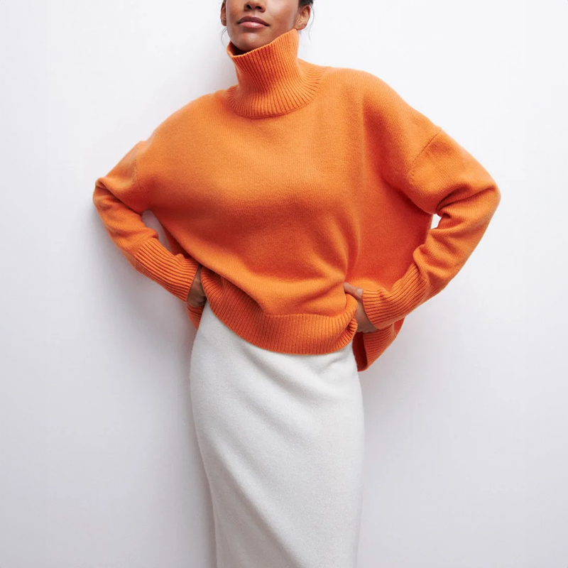 Ewa – Elegancki sweter polo na każdą okazję