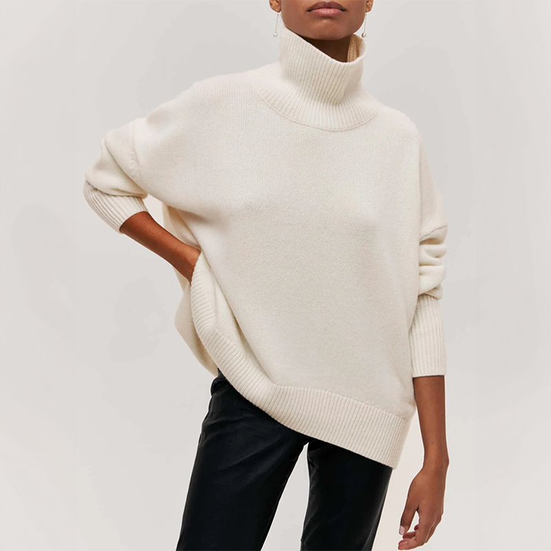 Ewa – Elegancki sweter polo na każdą okazję