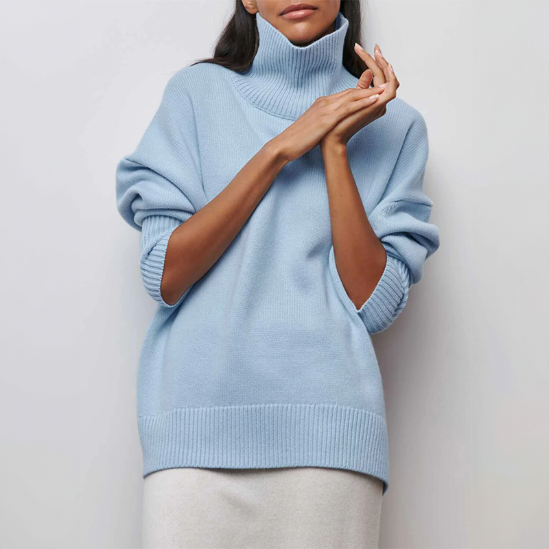 Ewa – Elegancki sweter polo na każdą okazję