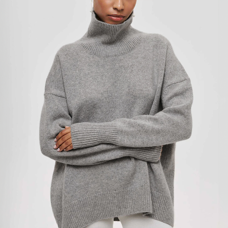 Ewa – Elegancki sweter polo na każdą okazję