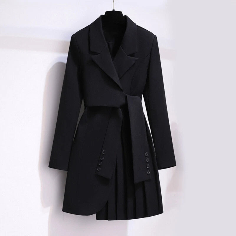 Selene™ | Elegancki Strukturalny Płaszcz Sukienkowy