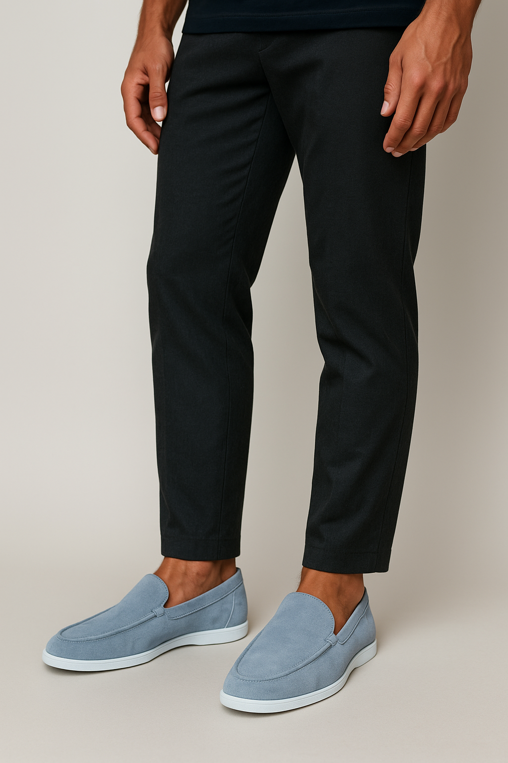 Eleganckie zamszowe loafersy