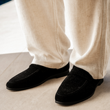 Aleksander | Klasyczne męskie mokasyny z zamszu w stylu casual