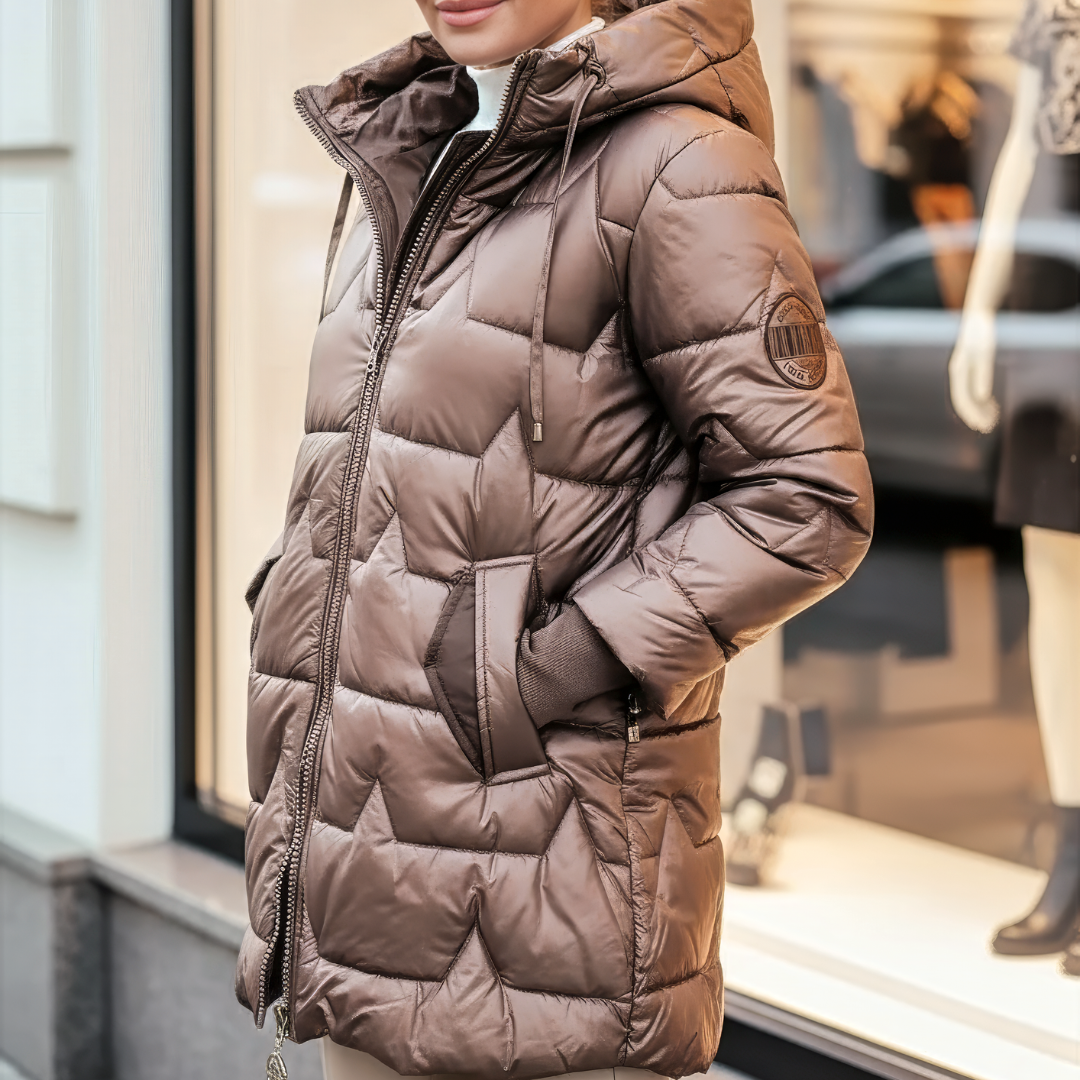 Marisska™ | Elegancki Płaszcz Zimowy z Kapturem
