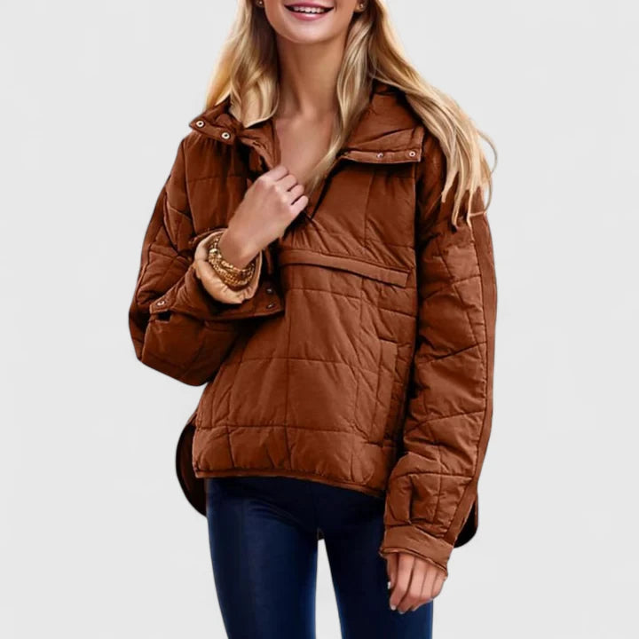Maja – Oversize kapturowy pulower dla maksymalnego komfort