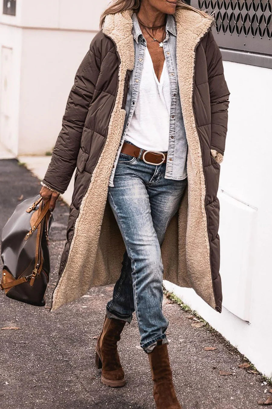 Danuta™ | Stylowy płaszcz dwustronny