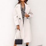 Aurora | Nowoczesny, klasyczny płaszcz damski z wełny na zimę