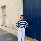 Teresa | Paskowy Sweter Dzianinowy Oversize