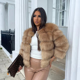 Lacy | Wysokiej jakości kurtka z sztucznego futra – Elegancki design dla elegancji i komfortu