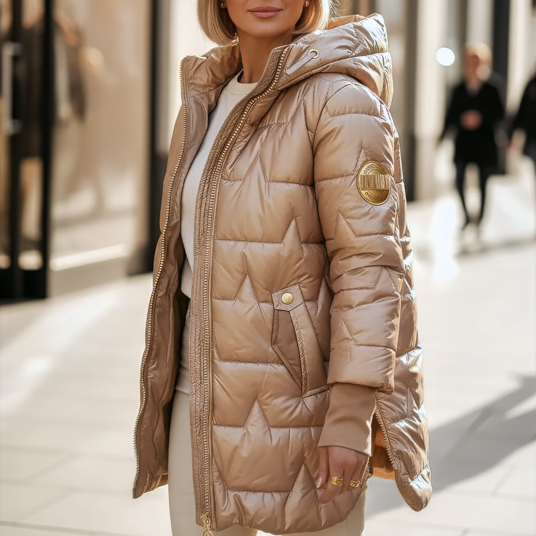Marisska™ | Elegancki Płaszcz Zimowy z Kapturem
