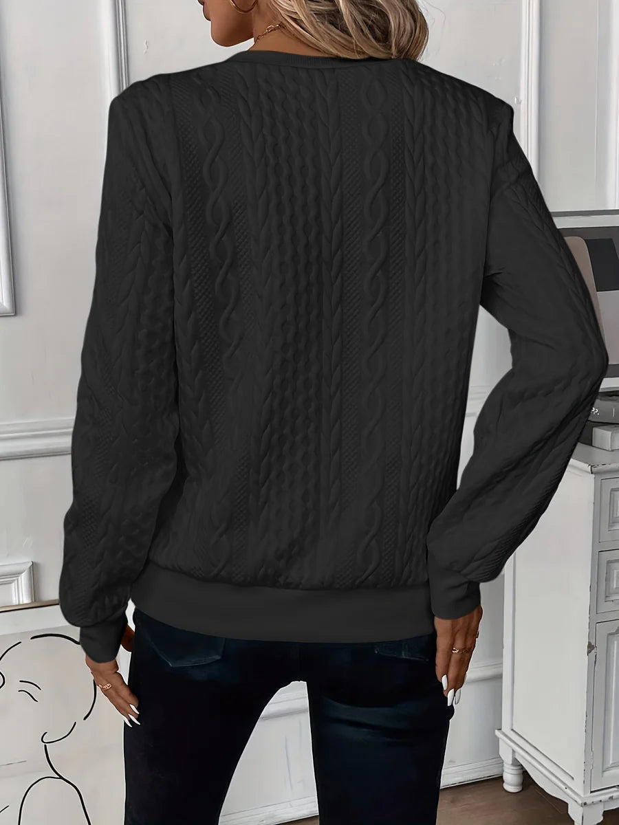 Emilia™ | Stylowy sweter robiony na drutach