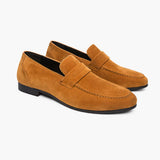Aleksander | Klasyczne męskie mokasyny z zamszu w stylu casual