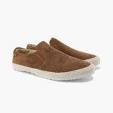 Jarosław | Eleganckie Męskie Espadryle Slip-On z Zamszowym Wykończeniem