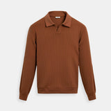 Łukasz | Polo męskie z dzianiny – minimalistyczna elegancja