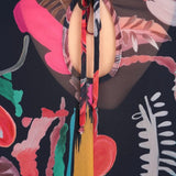 Weronika | Nowoczesna sukienka mini w kwiatowy wzór