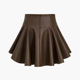 Marigold | Zabawna spódnica w stylu skate z wysokim stanem i rozkloszowanym dołem