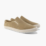 Jarosław | Eleganckie Męskie Espadryle Slip-On z Zamszowym Wykończeniem
