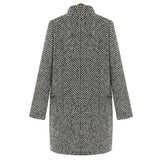 Aleksandra | Stylowy Zimowy Płaszcz Damski z Wełną