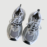 Alora | Chunky Mesh Sneaker Damskie – Wygodne i Sportowe Buty z Modną Podeszwą, Szare