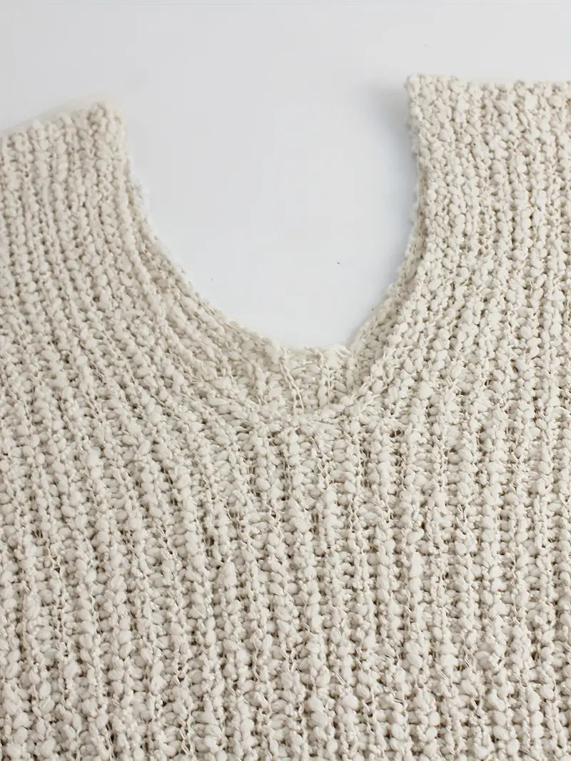 Fenna™ Sweter z Odkrytymi Ramionami