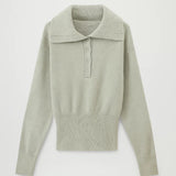 Nina | Sweter Oversize z Okrągłym Dekoltem i Żebrowaną Strukturą