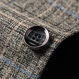 Kacper | Męska marynarka slim fit w kratę