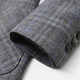Kacper | Męska marynarka slim fit w kratę