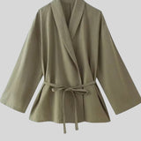 Meral | Dwuczęściowy komplet lniany