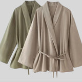 Meral | Dwuczęściowy komplet lniany