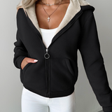 Noorje | Ciepła Fleece Hoodie z Kapturem