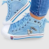 Gabriella | Modne buty w stylu dżinsowym