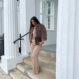 Lacy | Wysokiej jakości kurtka z sztucznego futra – Elegancki design dla elegancji i komfortu