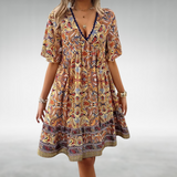 Aurelisse | Sukienka boho z dekoltem V