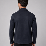 Szymon | Męska koszula overshirt z imitacji zamszu o dopasowanym kroju