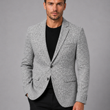 Adrian | Męska marynarka slim fit o strukturalnym kroju