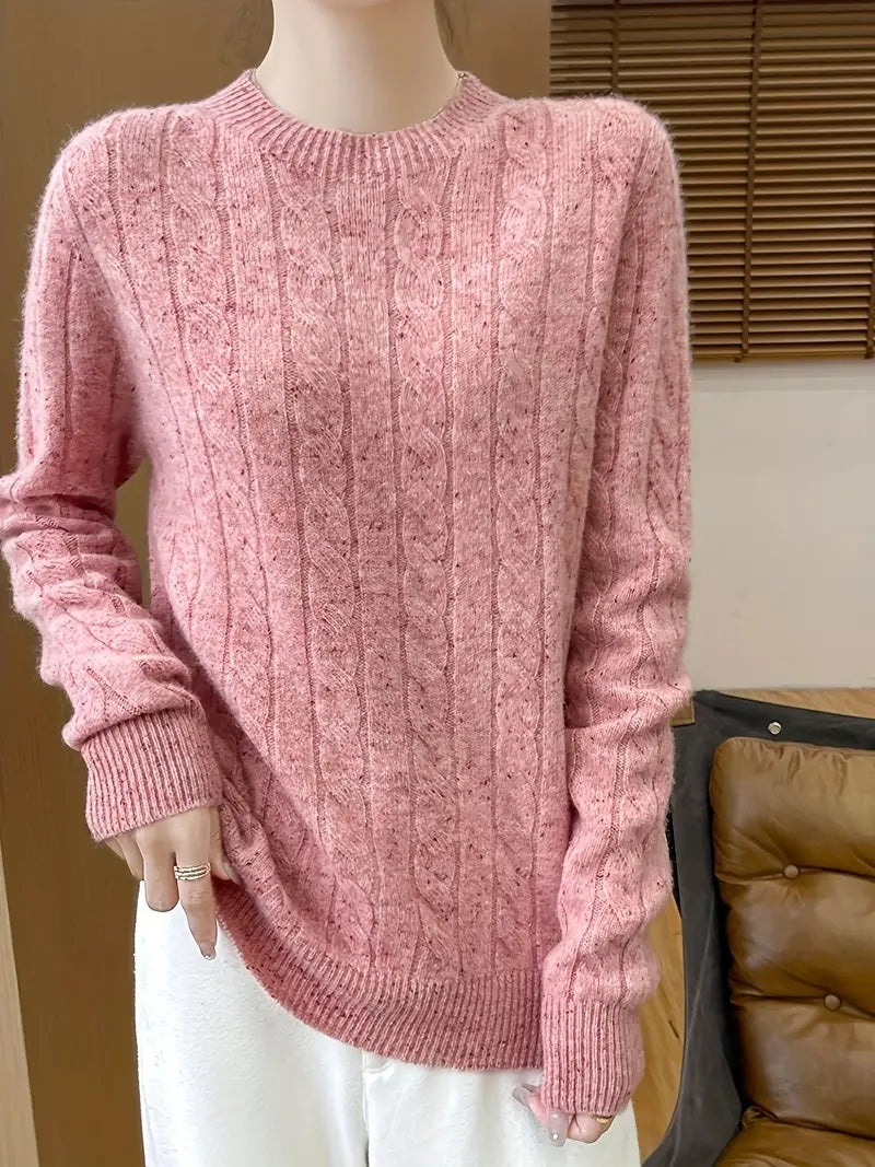 Alice™ Klasyczny sweter z splotem
