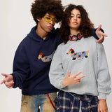 Dante | Bluza oversize unisex z haftowanym jamnikiem