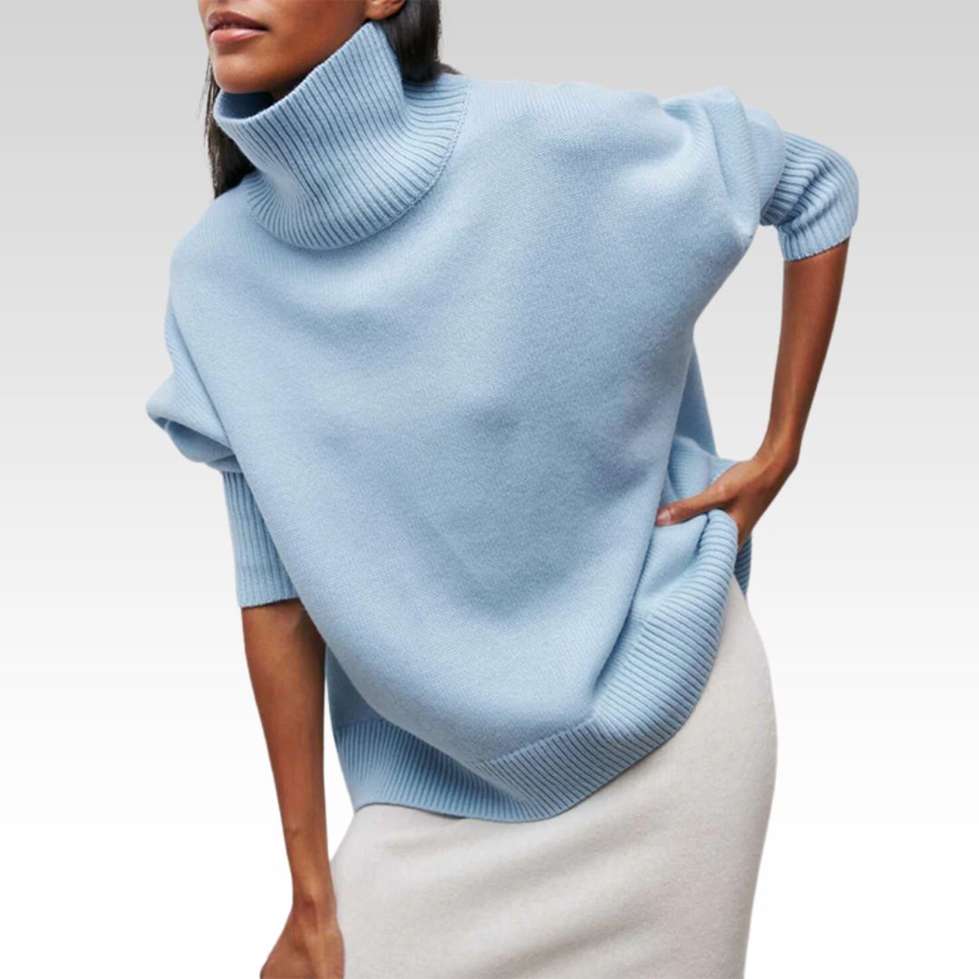 Ewa – Elegancki sweter polo na każdą okazję