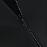 Edwina | Midi spódnica z sztucznej skóry z asymetrycznym wyglądem