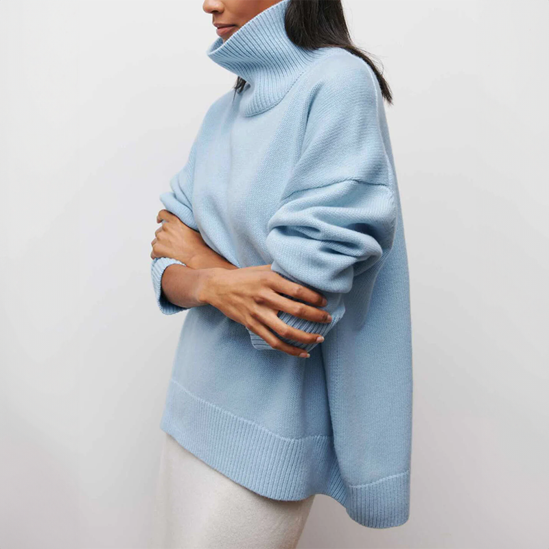Ewa – Elegancki sweter polo na każdą okazję