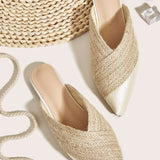 Zuzanna | Modne espadryle z odkrytą piętą
